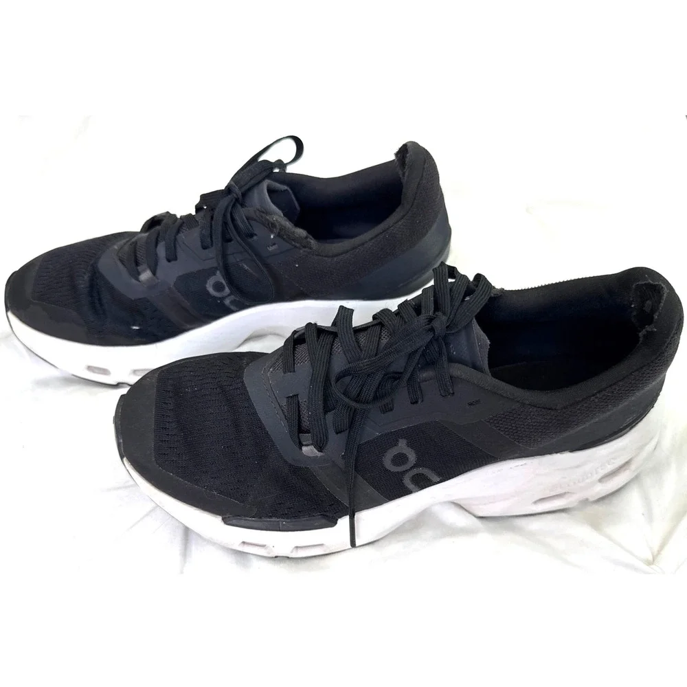 On Cloudpulse Black White Training Running Shoes Women's 8 Athletic Sneakers